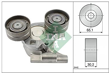 INA 534 0682 10 - Brazo Tensor, Correa Acanalada