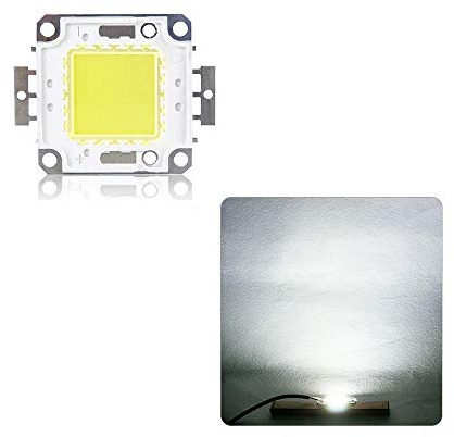 NUOYIYIY LED COB Chips 10W 20W 30W 50W 100W Lamp Chip DC 12V 36V DIY LED Floodlight Spotlight Lights White/Warm White Lighting-White_30W