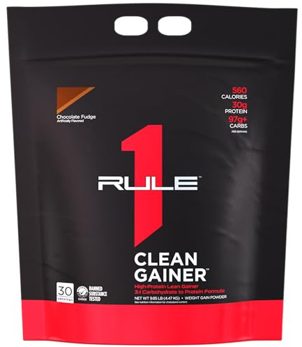 Rule One R1 Clean Gainer, Chocolate Fudge - 4470g