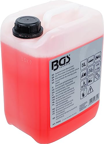 BGS 74416 | Autoshampoo-Konzentrat | rot | 5 l | Auto-Shampoo