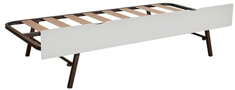 MUEMUE Cama de Arrastre elevable MDF Blanco 80x190cm