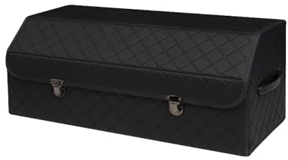 Auto KofferraumOrganizer KofferraumTaschen Kofferraum-Aufbewahrungsbox Faltbar Aufbewahren Verstauen, für Mercedes-Benz GT CLK CLS GLC GLA GLE GLK GLS GL SLK,A/Black-L