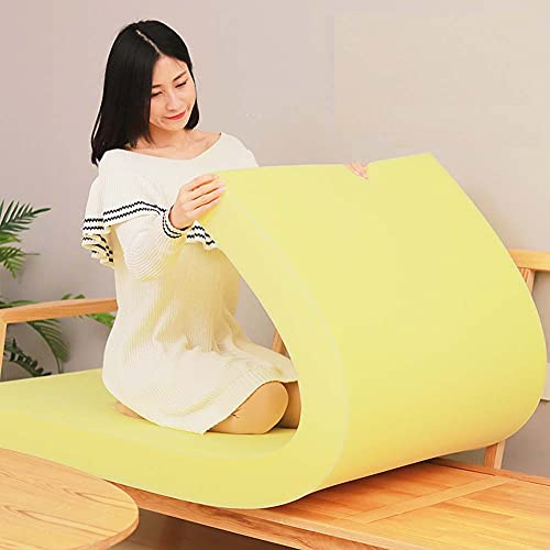 Extra Long Foam Cushion Replacement for Bench 60200cm High Density Foam Pad for Floor or Seat Comfortable Upholstered Cushion for Outdoor/Indoor Use