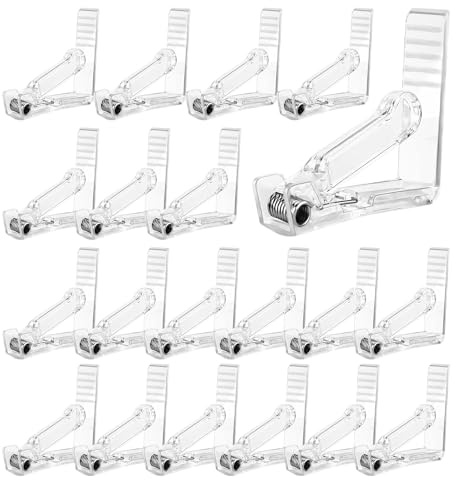 Genérico Sujetamanteles | Juego De 20 Pinzas para Manteles - Abrazaderas Antiviento para Exterior E Interior,Restaurantes Fiestas Familiares Navidad Cumpleaños Eventos