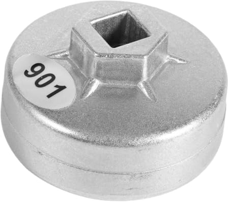 jieyo Strumento di rimozione presa per auto chiave per filtro olio con tappo a 14 flauti da 65 mm compatibile con A8