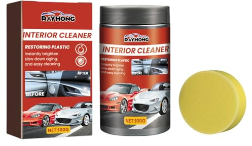 ZoraYorce Detergente per cruscotto auto, 100 ml, restauratore e protettivo, cura e restauro del veicolo, detergente in plastica