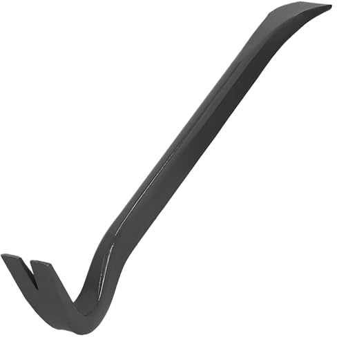 KOTARBAU® Kofot, Bräckjärn, Kofot med Klo 45 cm | Smidd, Dubbelsidig, Spikutdragare, Brytjärn, Stål, Grafit