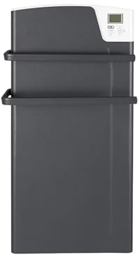 Scaldasalviette elettrico Kea soffiante, 1400 W, colore: grigio ardesia