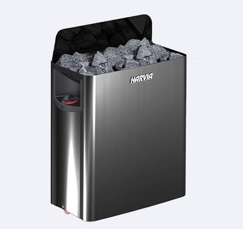 Harvia The Wall Black Steel Poêle pour sauna 4,5 kW