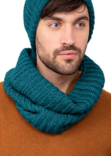 likemary Herren Schlauchschal – Multifunktionaler Schlauchschal aus Merinowolle – Handgemachter, Nachhaltiger, Warmer Loop Schal & Halswärmer – Ethisches Geschenk für Männer