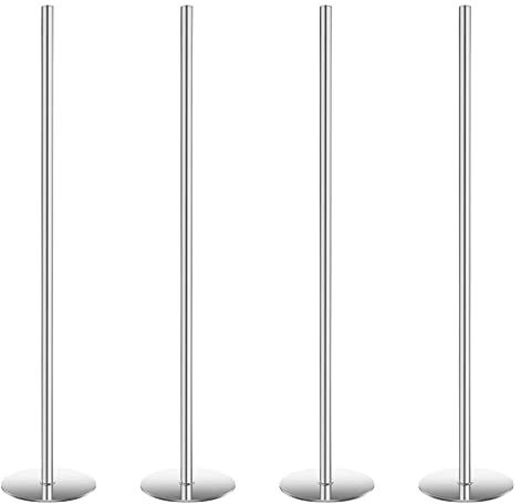 Abeillo 4 Pieces Cake Heating Rod - 5.5 Inch Stainless Steel Baking Heating Core Heat Rod for Baking & Cooking Supplies, Cake Decorating Baking Tools