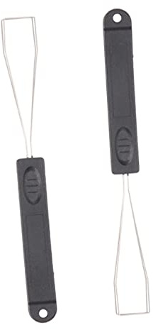 Gadpiparty Extractor de Teclas para Teclados Mecánicos de Acero Resistente 2 Piezas Herramienta Limpieza y Mantenimiento