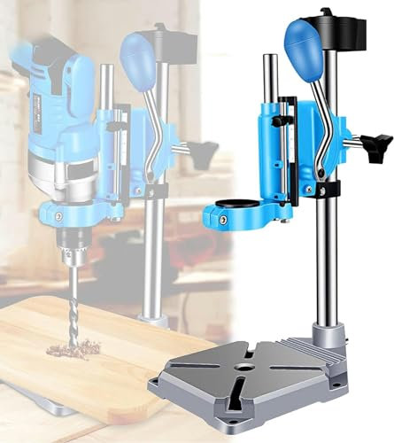 FLTRGO Bohrmaschinenständer, Bohrständer Bohrmaschinenständer für Handbohrmaschine, Reparaturwerkzeugklemme Vertikaler Bohrständer Handpressbohrhalter