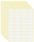 OFFCUP Etiketten Selbstklebend, 1200 Stück Universal Klebeetiketten Aufkleber Etiketten 38 x 19mm, Adressetiketten Abnehmbare Haushaltsetiketten Tiefkühletiketten für Schule, Büro, Zuhause