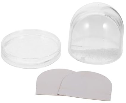 GARVALON Schneekugel Zum Selbermachen Leere Foto-schneekugel Kunststoff-diy-schneekugel Personalisierte Bilderschneekugel