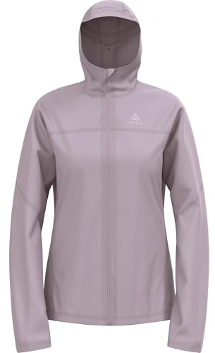 Odlo Damen Zeroweight Waterproof Jacket Laufbekleidung Laufjacke Gray Ridge - Flieder M