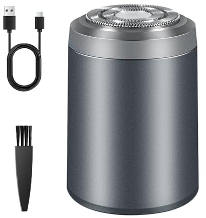 Mini Rasierer, Rasierer Herren Elektrisch Tragbarer Elektrischer Mini Rasierer Ipx7 Wasserdicht Nass- Und Trockenrasierer Usb-C Schnellladung für Ganzkörper & Intimbereich
