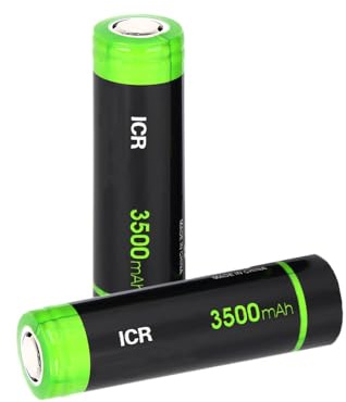 2 Pcs Ni-MH Piles Rechargeables, Batterie NiMH 3500 mAh Pile, Flat Top Batteries Haute Capacité pour Lampe Frontale LED, télécommande, Voiture télécommandée, etc, 0,7inch*2.55inch