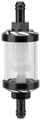 Benzinfilter Motorrad 8mm Kleins, Motorrad Kraftstofffilter Benzinfilterbecher Moped Transparenter Sichtbarer Ölfilter Für Motorräder, ATV
