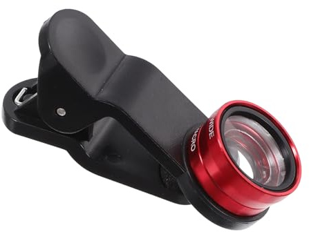 SEWACC 2sätze Smartphone Kamera Objektiv mit Fisheye Objektiv Weitwinkelobjektiv und Makroobjektiv für Handys mit Universalclip für Klare Bilder