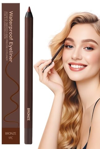 Lápices Delineador de Ojos Doble Función Impermeable Antimanchas Lápiz | Maquillaje Resistente Al Agua Para Viajes Natación Y