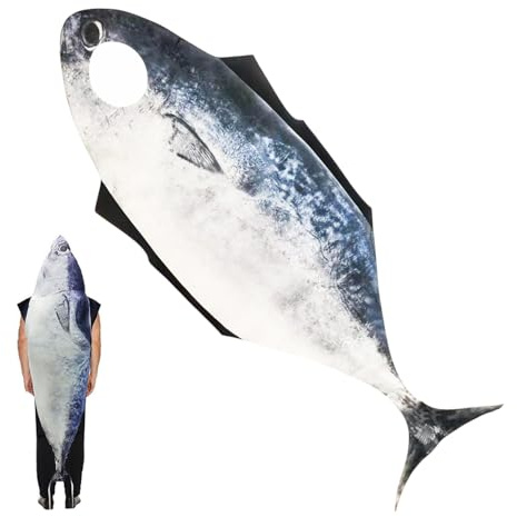 Vuxen Fiskkostym,Maskeradklädsel - Rolig Mysig Realistisk Djurkostym För Vuxen Cosplay Halloween Maskeradevenemang Rollspel