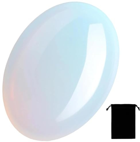 Natürlicher Opal Stein - 1,7 Handpolierter Sorgenstein Für Meditation & Energiearbeit - Heilsteine Opal Mit Glatter Oberfläche - Edelstein Für Entspannung Und Chakren Ausgleich