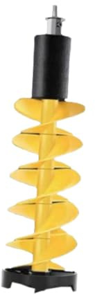 KIXZSAZ Tarière à Glace Efficace pour la pêche sur Glace, foreuse pour Tous Les océans, mer, Lacs et rivières. Excursions en mer, Lacs et rivières, Jaune, 75 cm