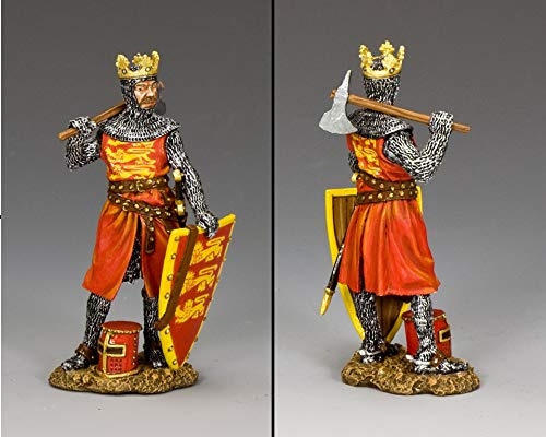 King & Country Toy Soldiers Medieval Knights & Saracens MK165 King Richard The Lionheart 1:30 Scale Pewter