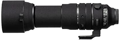 easyCover - Lens Protection Camouflage Cover - Objektivschutz - Schutz für Ihr Kameraobjektiv - Geeignet für Sigma 150-600mm F5-6.3 DG DN OS Sports (Sony E) - Schwarz