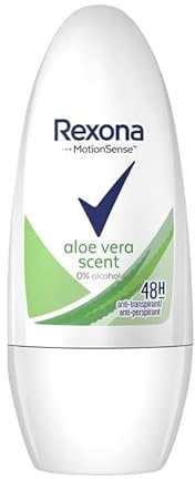 6er Pack - REXONA Women Deodorant motionsense Aloe Vera Roll-on - 50ml (weiß)