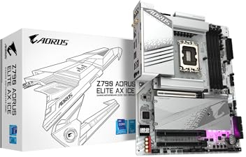 GIGABYTE Z790 AORUS Elite AX Ice (LGA 1700/ Intel/ Z790 X/ATX/ATX/DDR5/ 4* M.2/ PCIe 5.0/ USB 3.2 Type-C/Wi-FI 6E/ 2.5GbE LAN/Q-Flash Plus/EZ-Latch Plus/Carte mère)