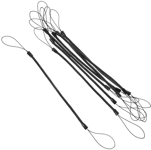 Gadpiparty Cinta elástica de sujeción de plástico para lápices táctiles, 8 unidades, muelle retráctil en espiral, antipérdida, lápiz capacitivo, cordones para tableta, cinta de sujeción para pantalla