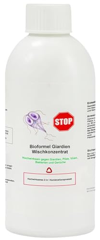 LTK-008 BIODELTA Giardien 1 l - Haustier-Hygiene für Hund und Katze | Gegen Giardien im Haushalt - für Böden, Näpfe und Liegeplätze - als Wischkonzentrat und gebrauchsfertiges Spray