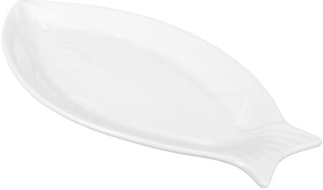 TOPBATHY Fisch-servierplatte Aus Keramik Fischplatte Für Speisen Snacks Und Vorspeisen Gedämpftes Tablett Für Party Und Bankett Leicht Zu Reinzen Langlebig Für Langzeitgebrauch