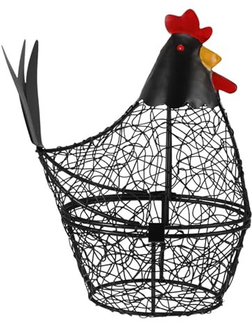 TOPBATHY Metall Huhn Korb Küche Dispenser Dekorative Home Storage Container