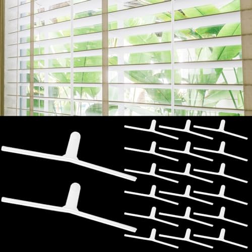 Maasechs 20 Pcs Shutter Repair Slider Connector with Slotted Tilt Bar for Polysatin Plantation Shutter Repair Kit Replacement Parts1 Connect 3 Inch Long