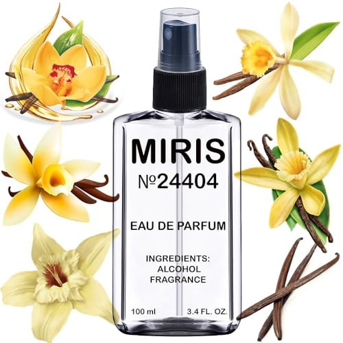 MIRIS No. 24404 Vanilla, Larga duracion, Eau de Parfum Unisex para Mujer y Hombre, Vaporizador 100 ml