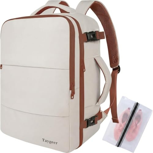 Taygeer Easyjet Cabin Bag 45x36x20 Underseat, Travel Backpack Women