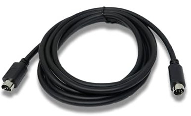 System-S S-Video Cavo 180 cm DIN 7 pin maschio a maschio in nero