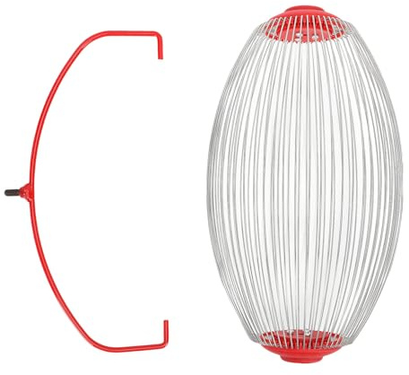 VELATEMOR Rouleau Supérieur pour Cueilleur de Noix de Pécan, de Noix et de Noix de Gland pour Boule avec Fil en Acier Inoxydable, Idéal pour Les Fruits et Les Jouets (S 100x40x0,3cm / 39,4x15,7x0,1