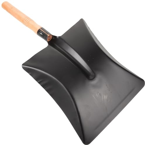GALPADA Pala Pequeña de Hierro Mango de Madera para Jardinería, Herramienta Portátil para Tierra y Plantación en Jardín Familiar, Diseño Compacto y Ligera para Uso Exterior