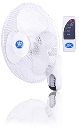Prem-i-air - Ventilatore da parete da 40 cm, con telecomando e timer