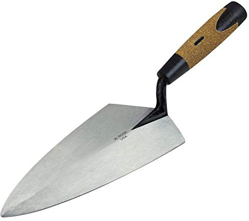 W. Rose RO110-12K 12 Philadelphia Brick Trowel w/Cork Handle