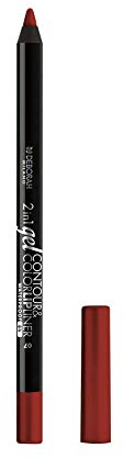 Deborah Milano - Matita Labbra 2 in 1 Gel Contour&Color, 07 True Red, Finish ad Alta Pigmentazione e Ultra-Scorrevole, Waterproof e a Lunga Durata, Dona Intensità e Definizione, 1.3 gr