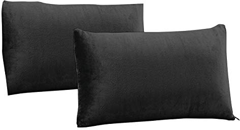 Newgen Medicals Kopfkissen: 2er-Set Memory-Foam-Reisekissen mit thermoregulierendem Bezug (Memoryfoam Kissen, Foamkissen, Sitzkissen)