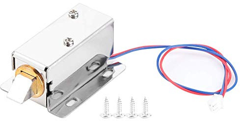 DC 12 V Elektromagnetisches Türschloss, Miniatur-Elektromagnet-Schloss, elektrisches Kontrollschloss für Schrank Schublade Box