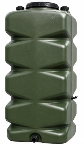 HELGUEFER - Deposito Agua Potable Modular | Deposito Agua 1000 litros Polietileno HDPE Apto Consumo Humano | Boca 400 mm y Salida 2” Rosca Gas | Uso Alimentario | Resistencia y Seguridad