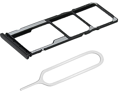 MMOBIEL Ersatz-SIM-Kartenfach, kompatibel mit Xiaomi Redmi Note 10 Pro 2021, inkl. SIM-Kartenhalter, Grau