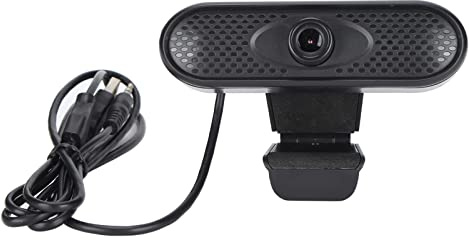 Webcam 1080p, cámara web 1080P HD Sin distorsión de imagen Piloto 1920 X 1080 Enfoque manual USB2.0 Gratis para la transmisión en de la educación en la oficina en casa